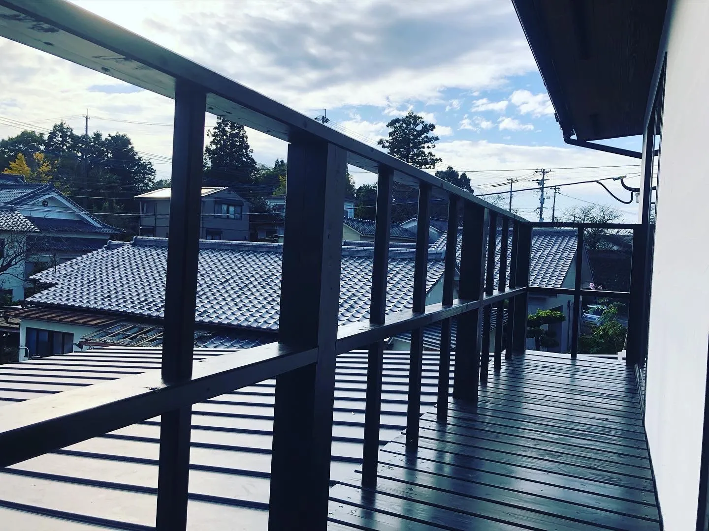 2階ウッドデッキ